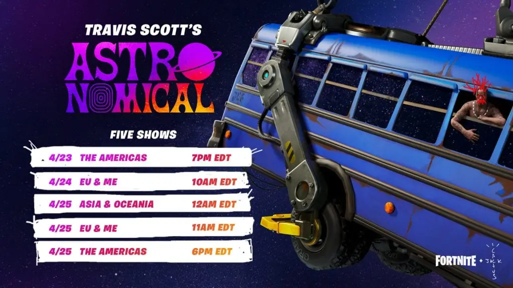 How to Watch Astronomical Concert in Fortnite