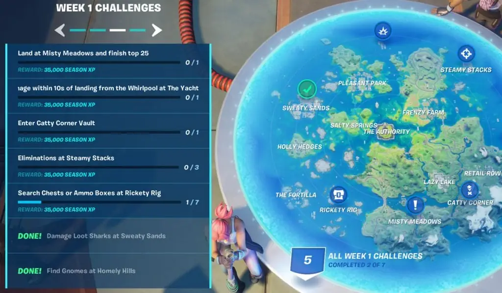 Fortnite Chapter 2 Season 3 Week 1 Challenges Guide