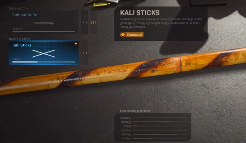 How to unlock Kali Sticks in Call of Duty Modern Warfare