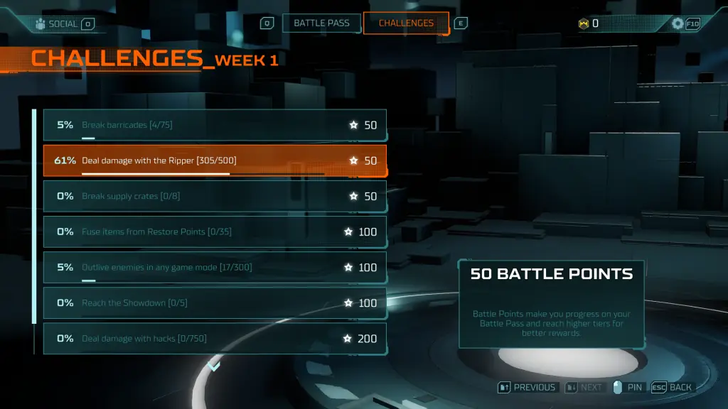 Hyper Scape Week 1 Challenges Guide