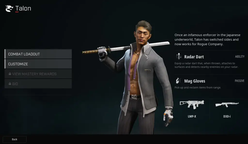 Rogue Company: Talon Weapons, Abilities, and Perks Guide