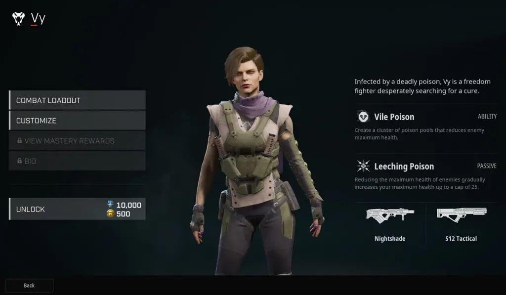 Rogue Company: Vy Weapons, Abilities, and Perks Guide