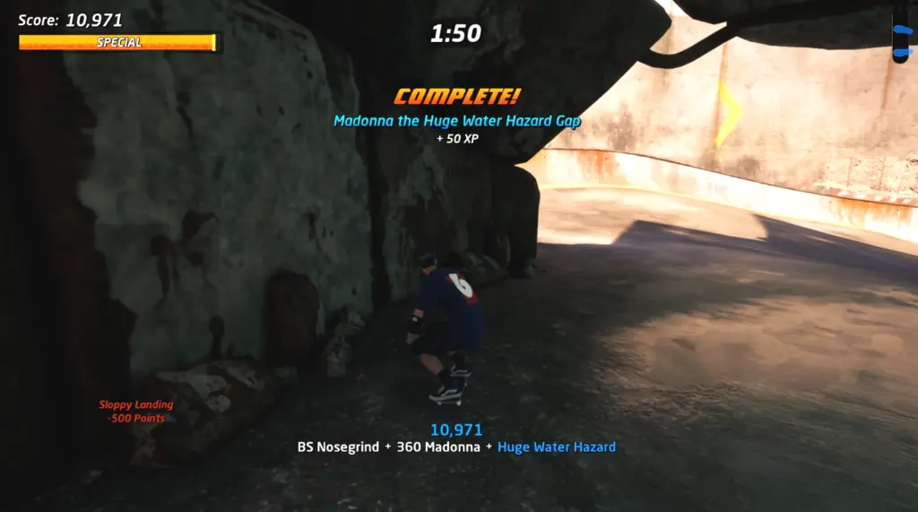 How to Madonna the Huge Water Hazard Gap on Downhill Jam THPS