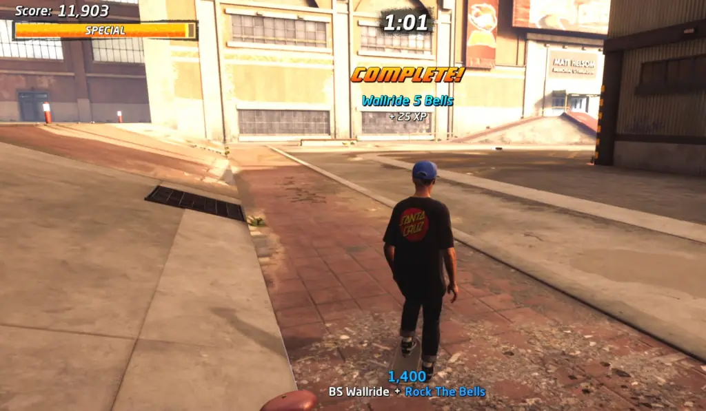 How to Wallride 5 Bells at the School II in THPS
