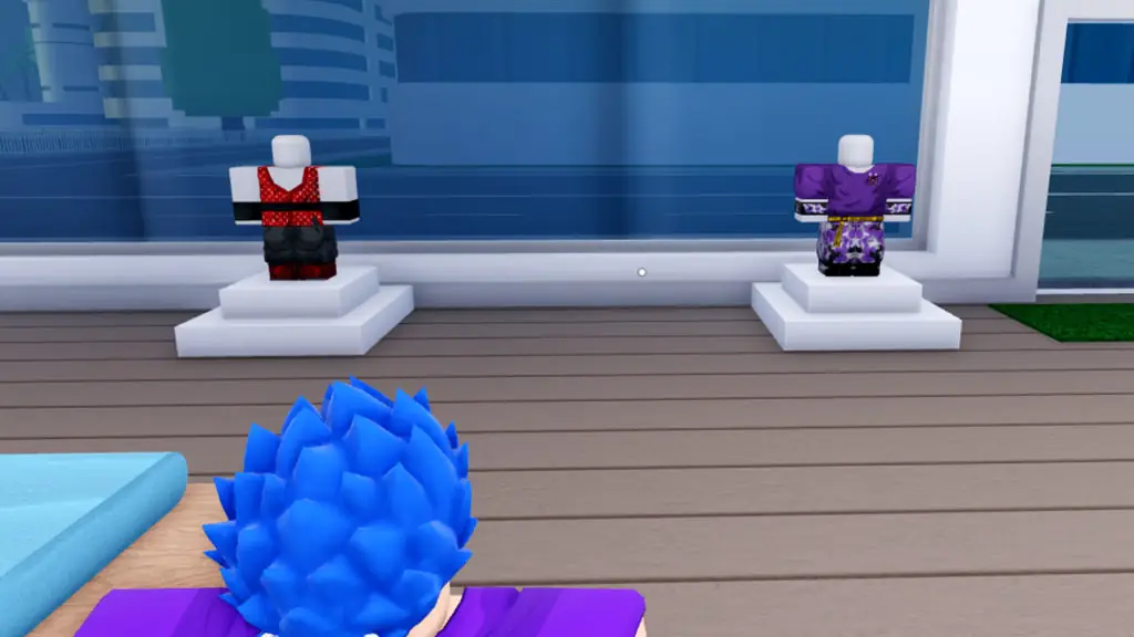 Where is the clothing shop in Zenkai Origins?