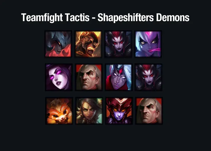 TFT Shapeshifter Demon Build