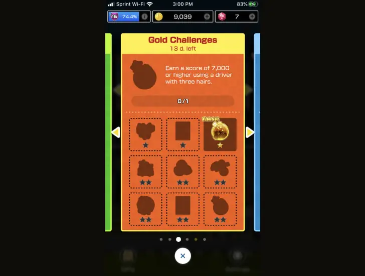 Tokyo Pipe Gold Challenges in Mario Kart Tour