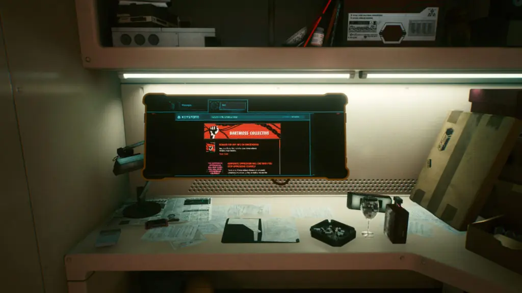 How to Investigate the Site from the Bartmoss Collective Message in Cyberpunk 2077