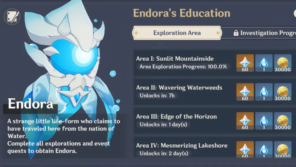 Genshin Impact Inquisitive Endora Gadget