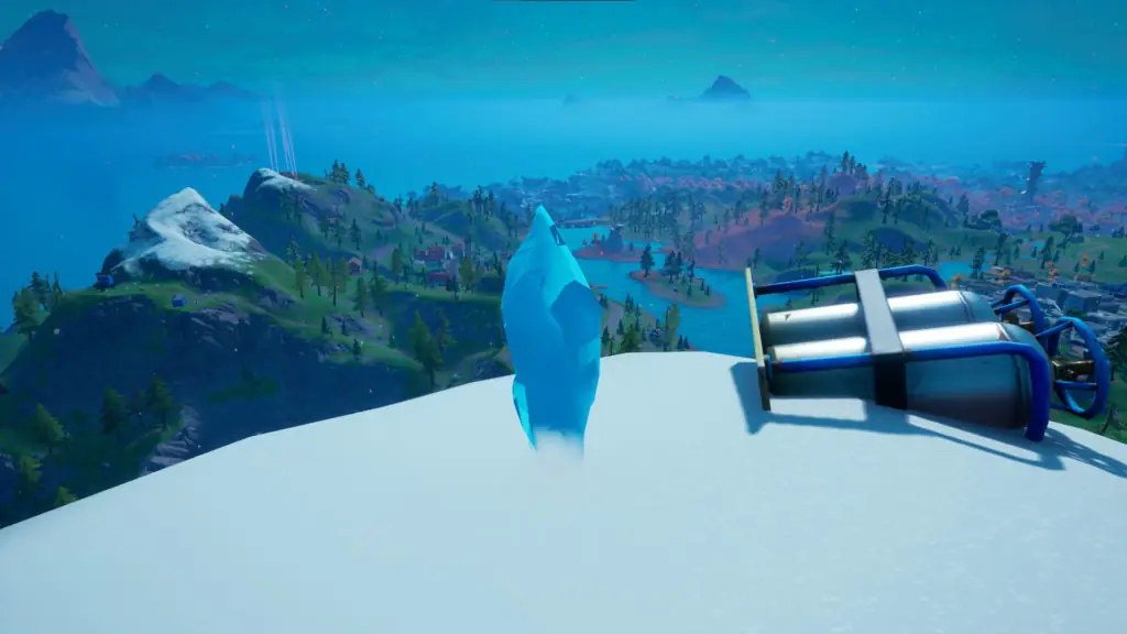 Where to Place a Spirit Crystal at the Tallest Mountain in Fortnite