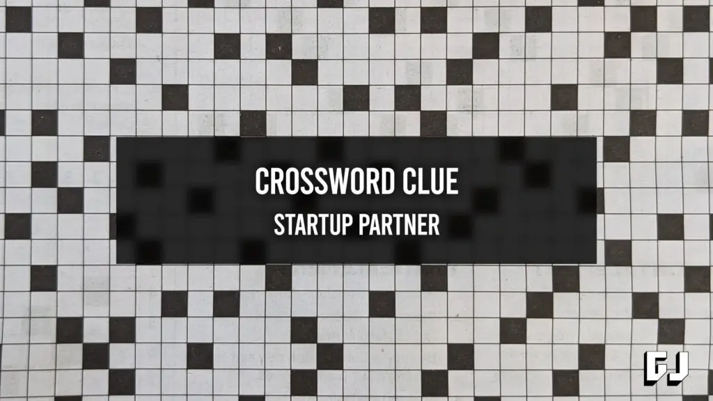 Startup Partner - Crossword Clue - Gamer Journalist