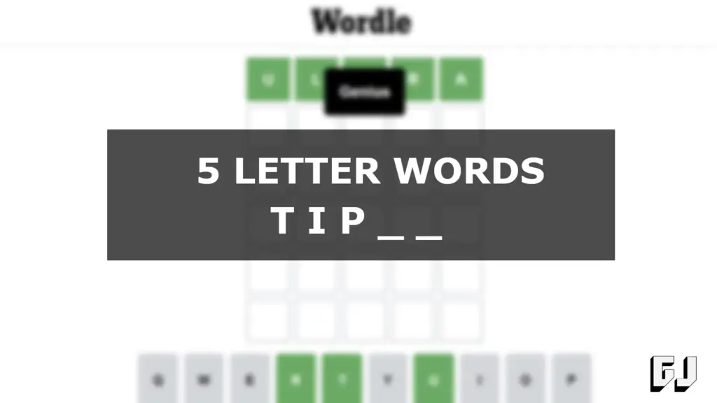 Wordle TIP