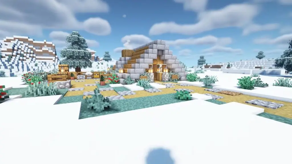 Minecraft mansion design - Tundra