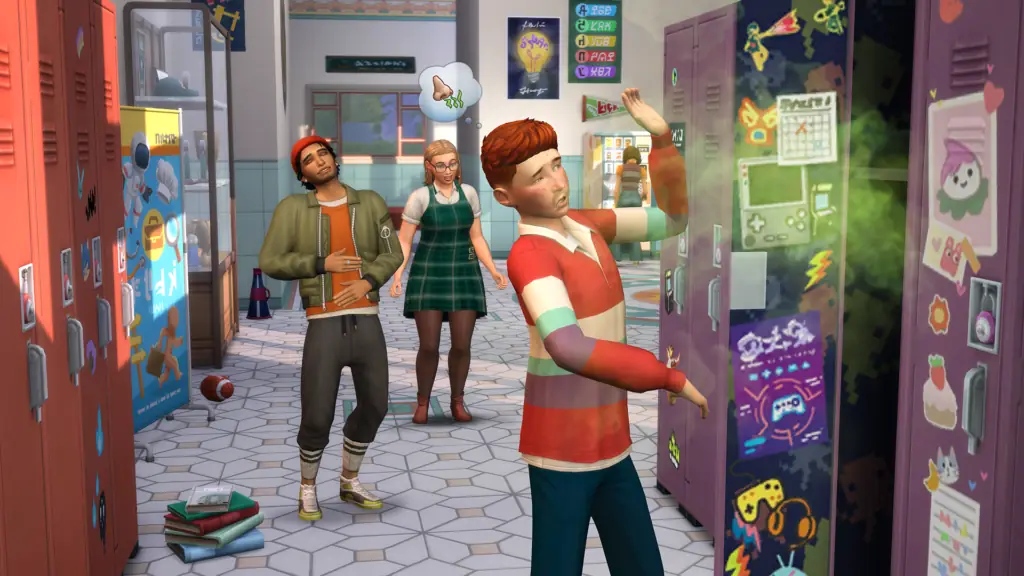 Sims 4 high school years artwork