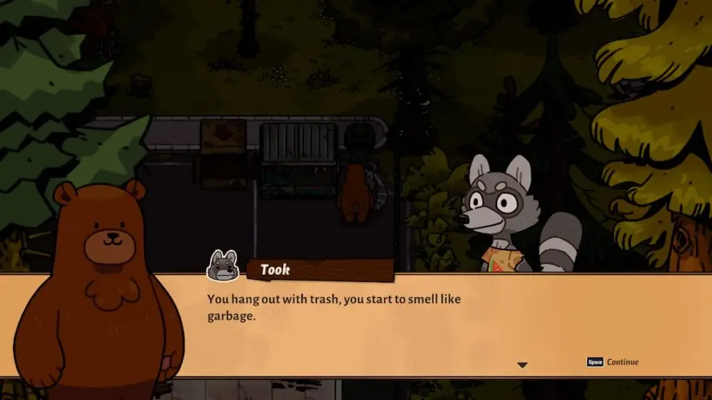 Bear and Breakfast Took the Raccoon