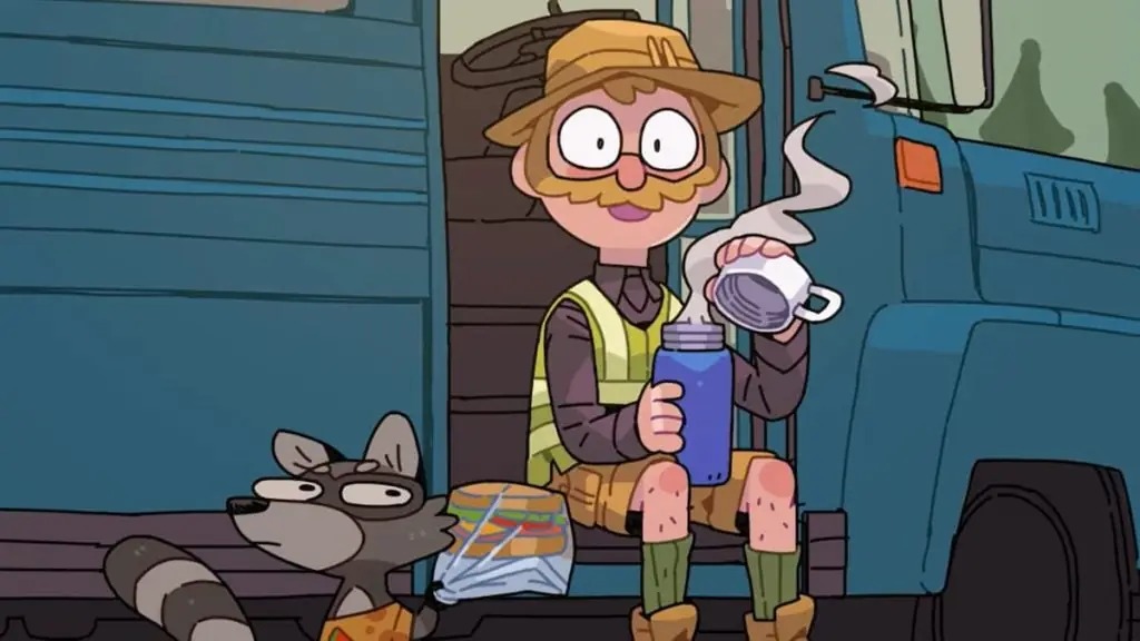 Took the Raccoon Stealing a Sandwich in Bear and Breakfast