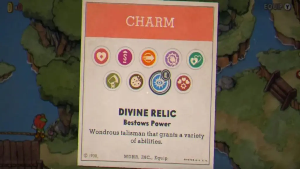 Get the Divine Relic in Cuphead: The Delicious Last Course