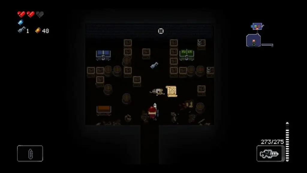 Secret room in enter the gungeon