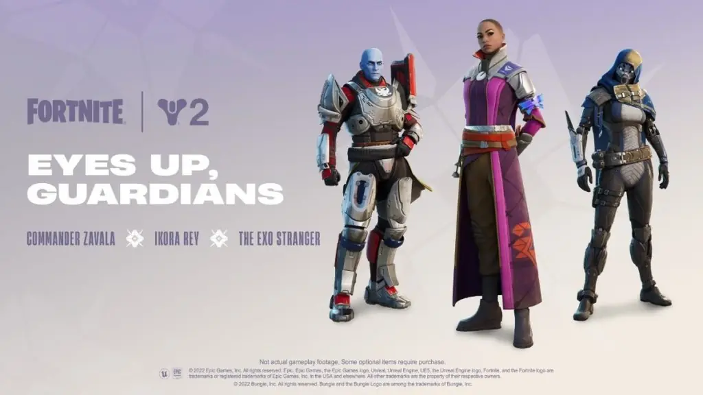 Destiny 2 Fortnite Crossover