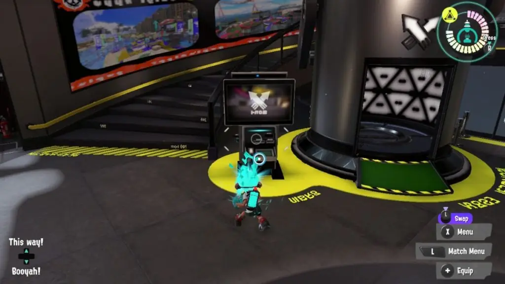 Splatoon 3 Lobby Terminal