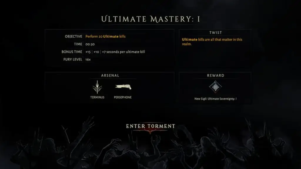 Ultimate Mastery I info in metal hellsinger