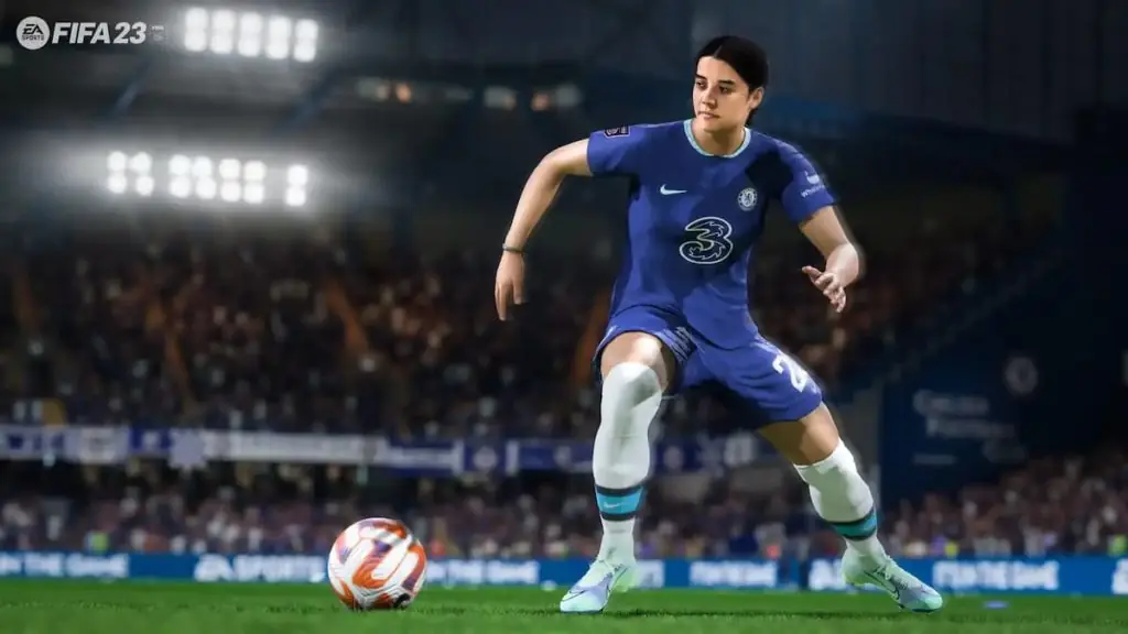 fifa 23 screenshot of Chelsea women's player