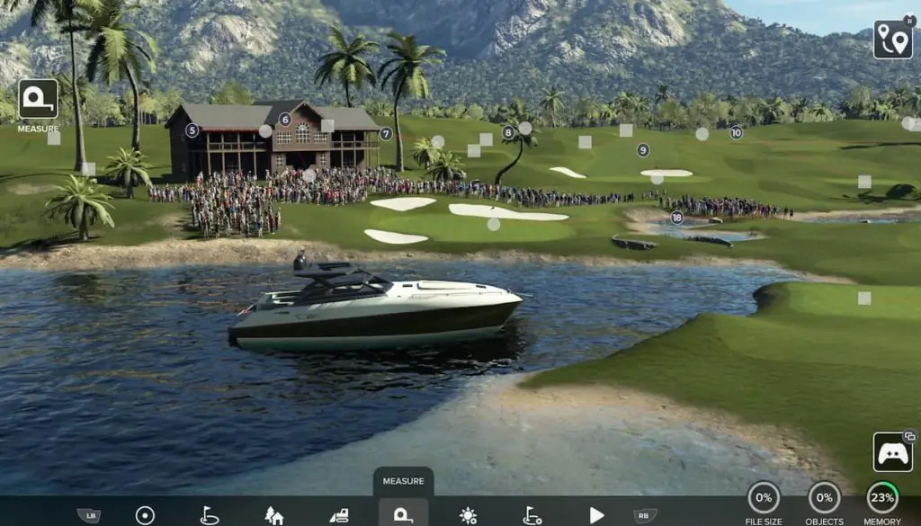 PGA Tour 2k23 screenshot of course