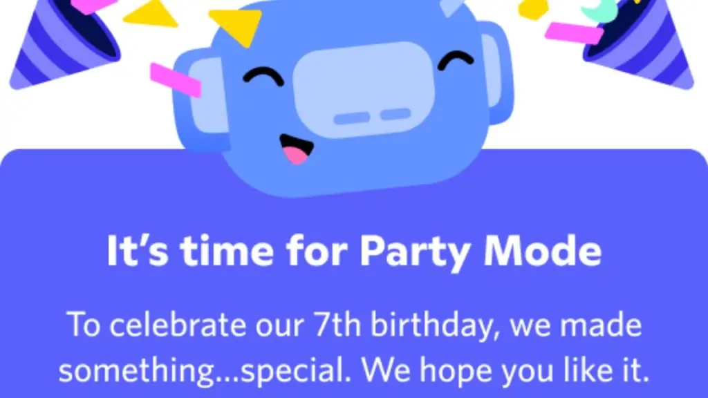 A blurb that reads: It's time for party mode. 
