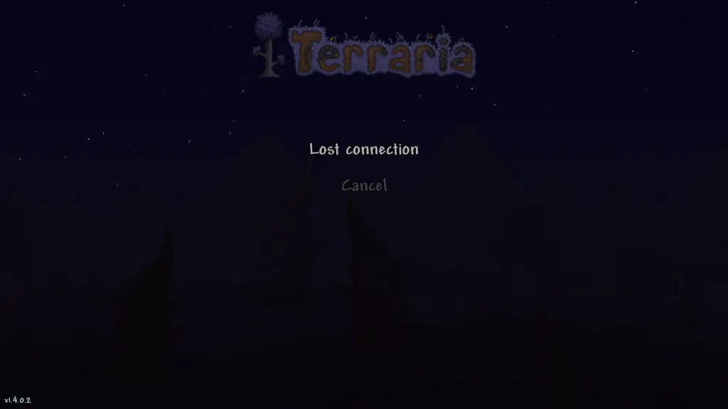 Terraria Lost Connection Fix