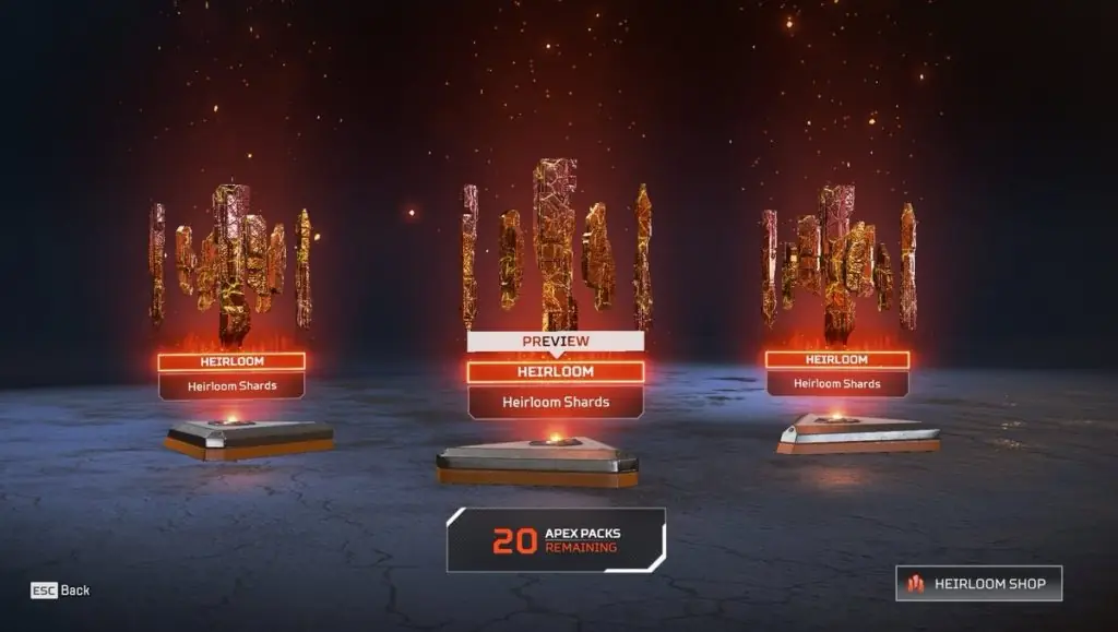 How To Get Heirloom Shards In Apex Legends Gamer Journalist How To Get Heirloom Shards In Apex Legends Gamer Journalist