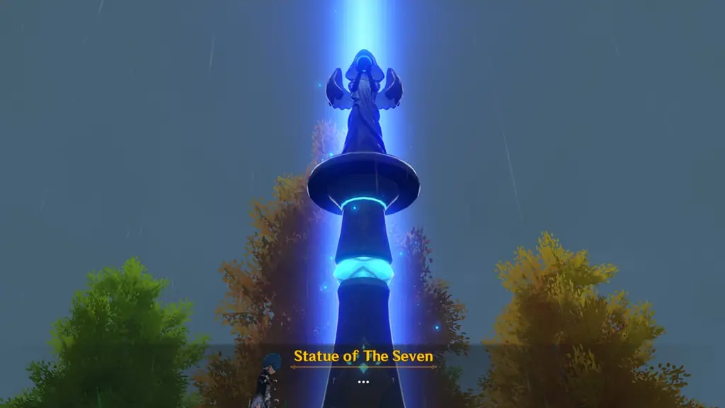 Estatua de las siete ubicaciones en Genshin Impact