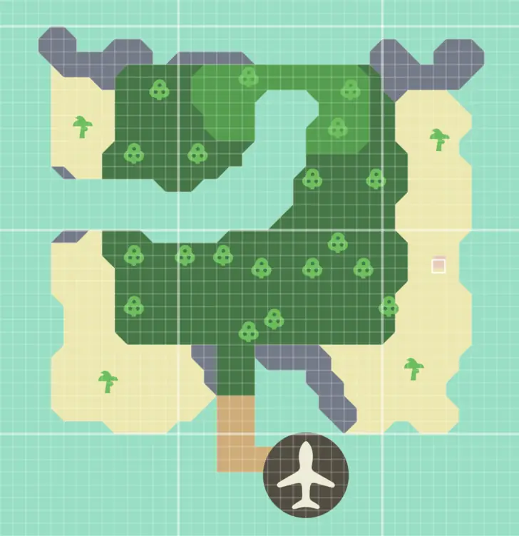 animal crossing mystery island maps