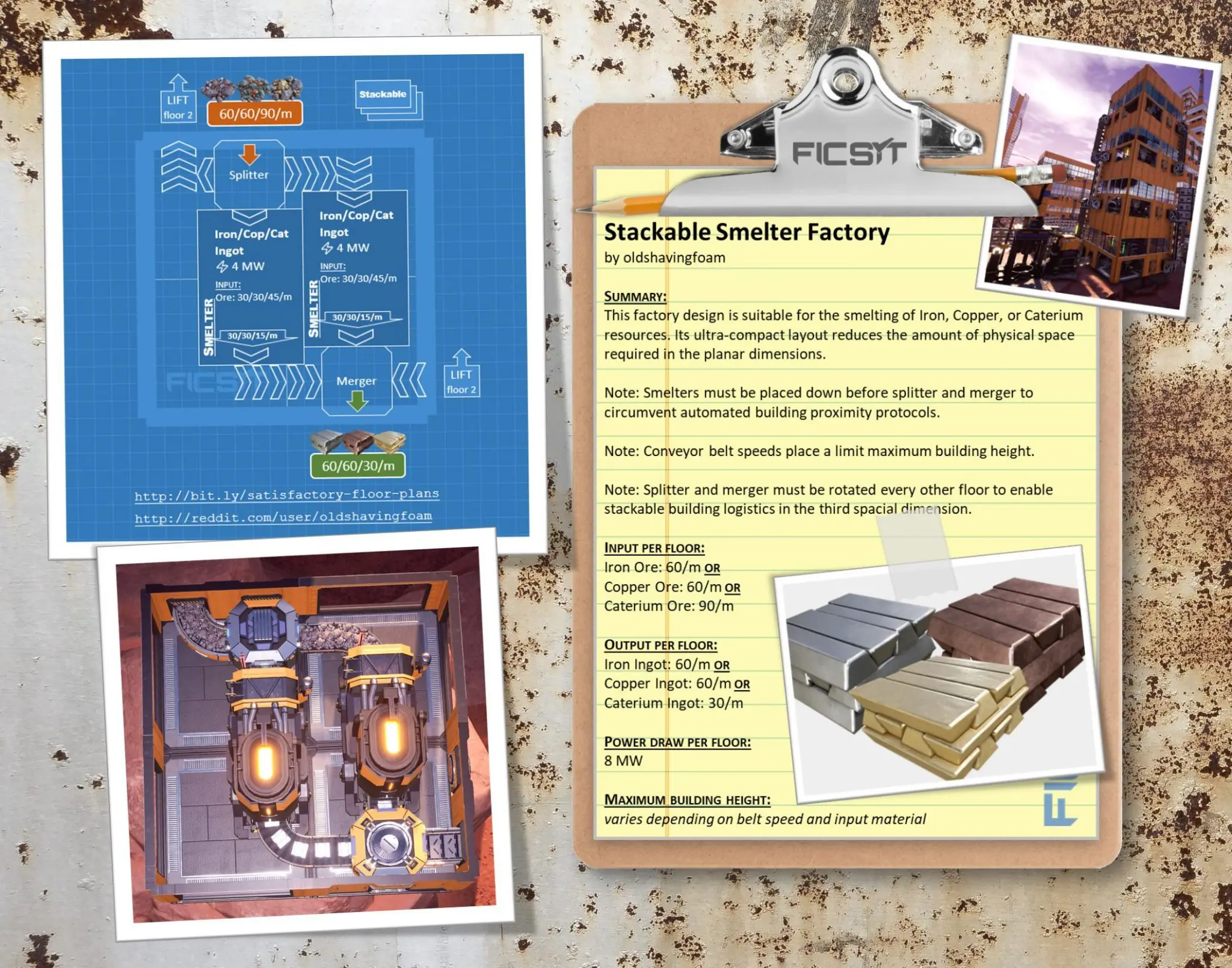 Stackable Smelter Blueprint In Satisfactory Gamer Journalist