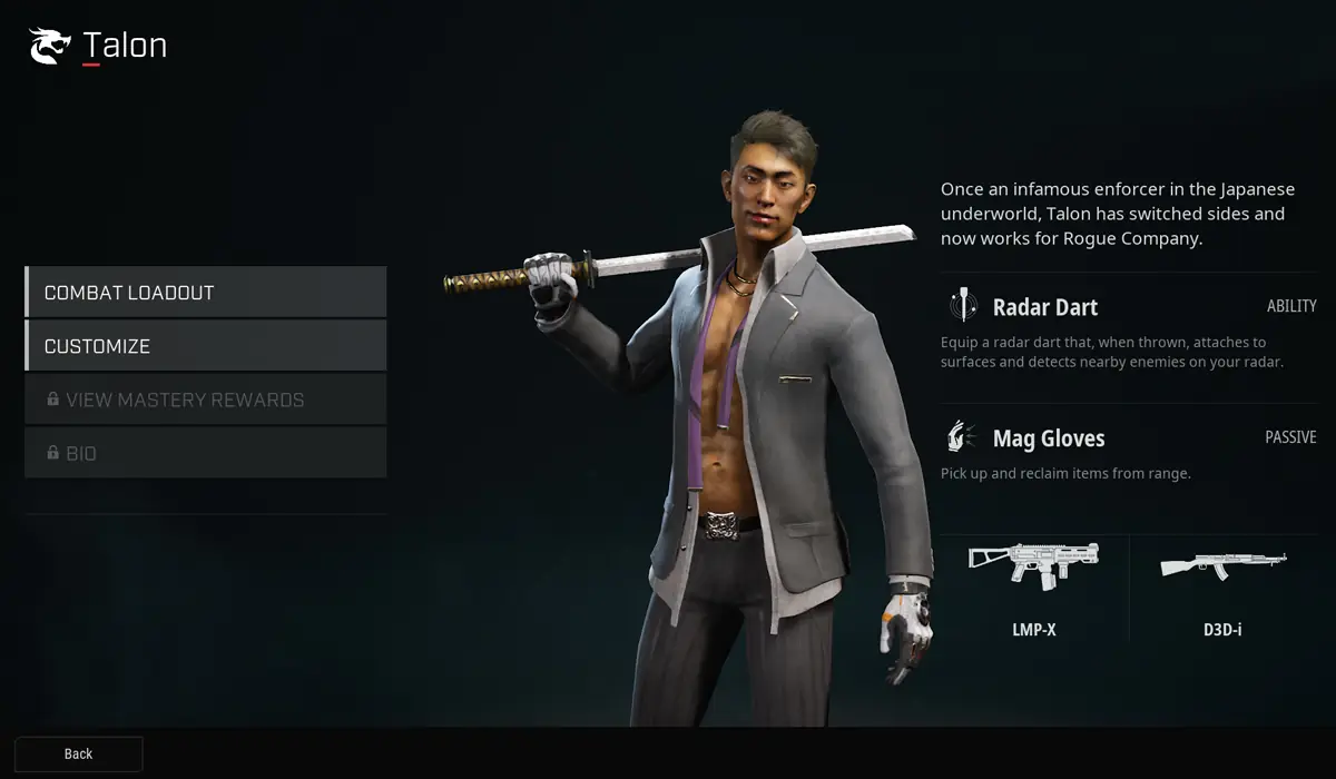 Rogue Company: Talon Weapons, Abilities, and Perks Guide