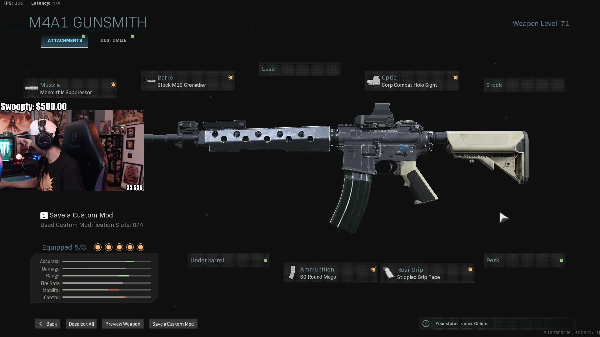 Summit1g Call Of Duty Warzone Loadout Gamer Journalist