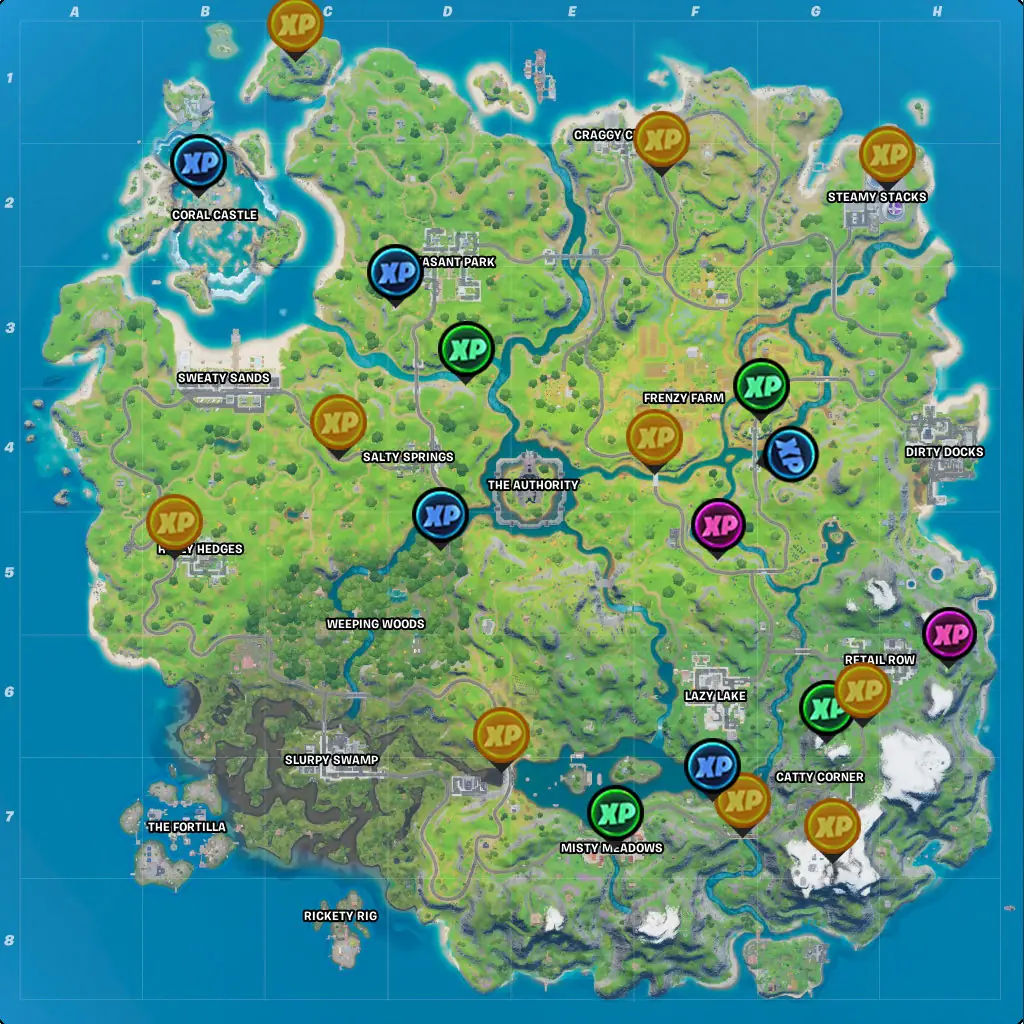 Fortnite Season 3 Xp Coin Locations For Every Week Gamer Journalist