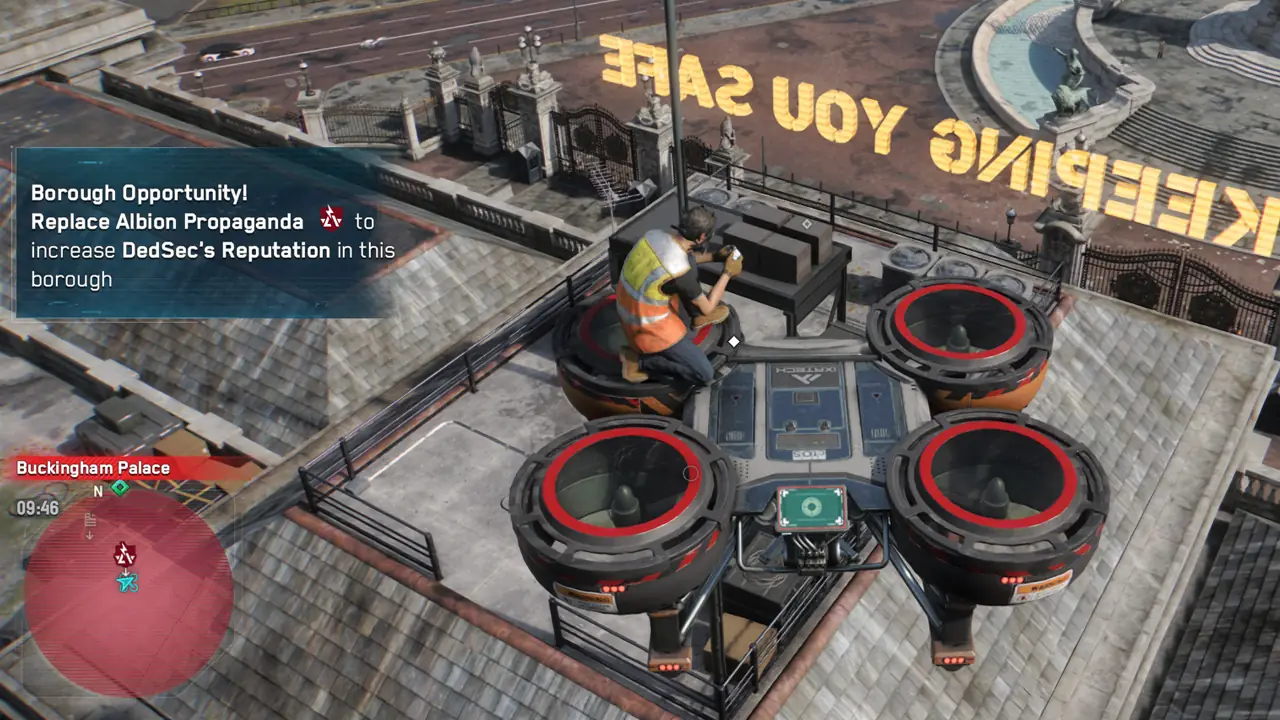 17+ Watch Dogs Legion Piccadilly Circus Disrupt Propaganda Pics