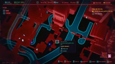 Все локации граффити на картах Таро в Cyberpunk 2077