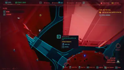 Все локации граффити на картах Таро в Cyberpunk 2077