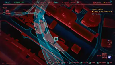 Все локации граффити на картах Таро в Cyberpunk 2077