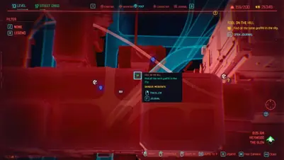 Все локации граффити на картах Таро в Cyberpunk 2077