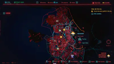 Все локации граффити на картах Таро в Cyberpunk 2077