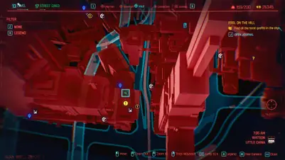 Все локации граффити на картах Таро в Cyberpunk 2077