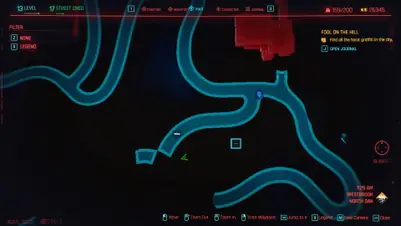 Все локации граффити на картах Таро в Cyberpunk 2077