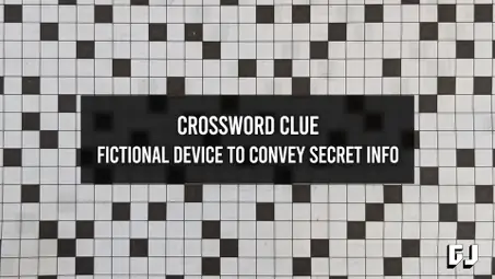 Fictional Device in Which to Convey Secret Information ...