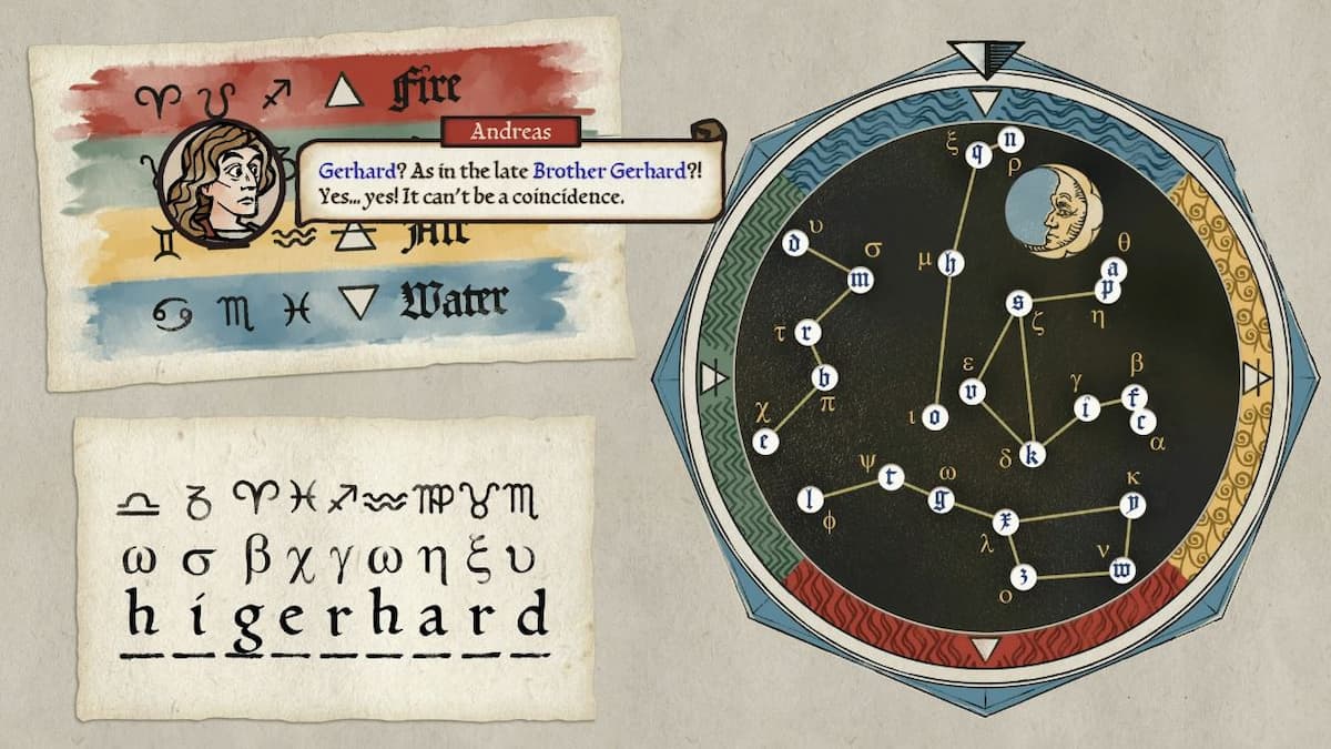 How to Solve the Astrology Cipher Puzzle in Pentiment - Gamer ...