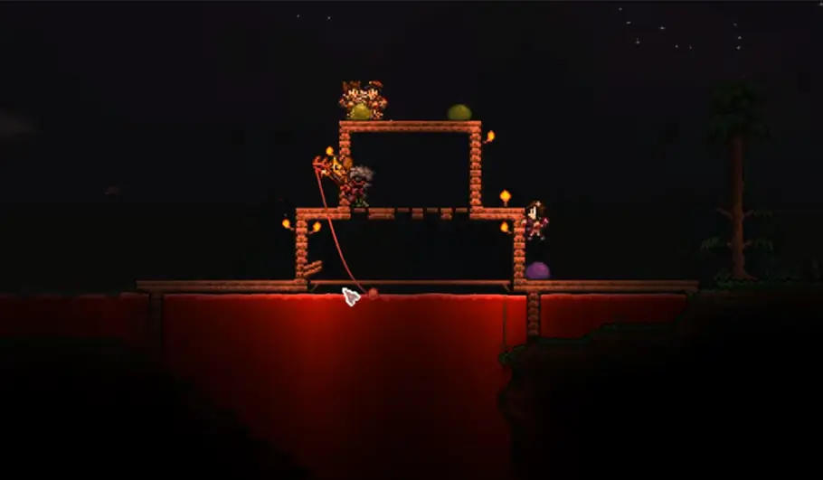 Terraria Blood Moon Fishing: all items and enemies