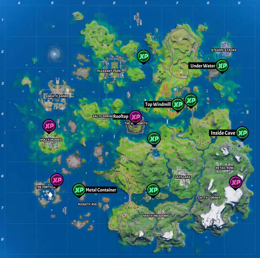 Fortnite Season 3 Xp Coin Locations For Every Week Gamer Journalist