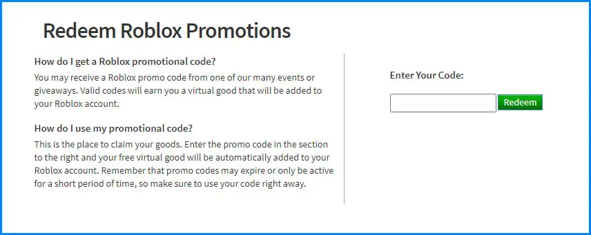 photo How To Redeem Code In Roblox roblox promo codes free hats clothes
