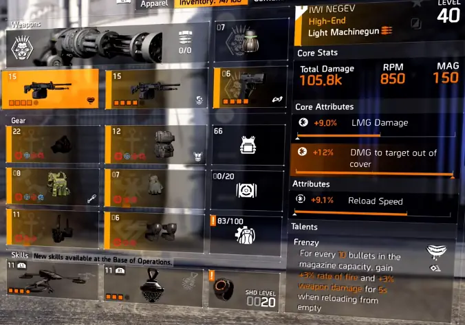 the division 2 build the division 2 build